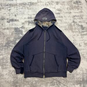 Authentic Bape 2000’s Plaid Lined Full Zip Hoodie XL